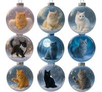 Bola de Navidad con Tema Natural, decoración Colgante Que simboliza Amor y la para Adorno del árbol de Navidad, decoración navideña