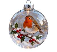 Bola de Navidad con Tema Natural, decoración Colgante Que simboliza Amor y la para Adorno del árbol de Navidad, decoración navideña