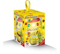 Bola de Navidad Decorativa con Sorpresa de Lacasitos 18g - Adorno Festivo Infantil Reutilizable, Modelos Surtidos, Sin Gluten y Sin Aceite de Palma