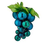 Bola de Navidad Uvas Azul Plástico 18 x 18 x 28 cm