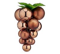Bola de Navidad Uvas Pequeño Marrón Plástico 15 x 15 x 20 cm