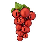 Bola de Navidad Uvas Rojo Plástico 18 x 18 x 28 cm