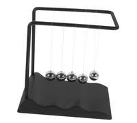 Bola de Newton Decorativa para Oficina y Hogar Juguete de Física Educativo con Base para Aprendizaje de Dinámica y Energía