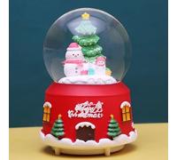 Bola De Nieve con Agitador Manual Y Paisaje Invernal En Miniatura Su Interior Decoracion Mesa(I)