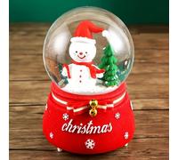 Bola De Nieve con Agitador Manual Y Paisaje Invernal En Miniatura Su Interior Decoracion Mesa(T)