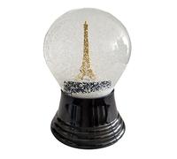 Bola de Nieve de Cristal auténtico, Casi como la Nieve Real, diseño Torre Eiffel, 8 cm