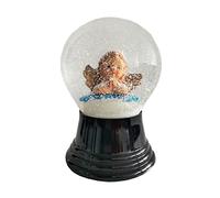 Bola de Nieve de Cristal Real, Casi como la Nieve, diseño de ángel en la Nube, 8 cm