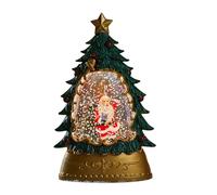 Bola de nieve de Navidad - Bola de nieve luminosa Papá Noel - a pilas para césped, salón, dormitorio, balcón bajo el árbol