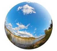 Bola de observación de 6 pulgadas, globo de espejo brillante grande para jardines, estanques, piscina flotante, decoración del hogar, soporte de espacio libre, decoración al aire libre, esfera de