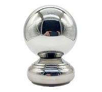 Bola de observación de acero inoxidable, bola hueca reflectante, bola de jardín con acabado de espejo, bola de observación con soporte Esferas de espejo lisas reflectantes de acero inoxidable 304 for