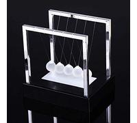 Bola de Oscilación con Luz LED con Bola de Oscilación Newtons, Bolas de Equilibrio, Juguetes de Escritorio, Péndulo Brillante, Juguete de Relajación y Sueño, Idea para Físicos (1)