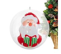 Bola de Papá Noel: PVC, navideño para Exteriores, Material, función de inflado rápido, decoración navideña, decoración para Exteriores, Interiores, Patios, cé
