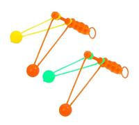 Bola de parachoques con manivela manual, mini matracas para hacer ruido,Fiesta creativa favorece juguetes sensoriales de bolas | Novedad Party Noisemakers Ball Click Clacks Noise Maker para cumpleaños