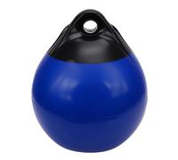 Bola de Parachoques Redonda para Barco, Inflable Duradera para Muelles, Barcos de esquí, Canoas, 1 Unidad, Cabeza Negra, Azul (A38)