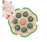 Bola de Pared con Gata, Bolas con Gato | Juguetes Interactivos para Gatos | Pelota con Gato para Gatos que viven en Casa, Bolas Seguras para Lamir, Juguete Natural para la Limpieza de Dientes PE