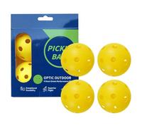 Bola de pepinillo para exteriores, bola de pepinillo para exteriores | Pickle Ball de alta visibilidad para hombre | Práctica de Pickle Ball para amantes de la pelota en casa, escuela, sala de