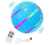 Bola de perro interactiva, Shake Pet Toy, USB recargable LED Lights, Vibrating Rolling Ball, Active Indoor Play, Fun for Small, Medium and Large Breeds, 8 x 8 cm, 3,15 x 3,15 pulgadas