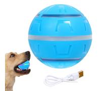 Bola de perro vibrante, bola temblorosa para perros - Bouncing Dog Ball Toys Interactive Toys | USB recargable con luces LED, juegos de interior vibrantes activos para una raza pequeña, mediana y gran