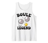 Bola De Petanca De La Leyenda De Boule Bola Objetivo para Camiseta sin Mangas