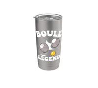 Bola De Petanca De La Leyenda De Boule Bola Objetivo Para Vaso térmico de acero inoxidable de doble pared