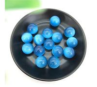 Bola de piedra azul, esferas de cristal azul, piedras preciosas de cristal, piedras naturales y minerales, 2 unidades