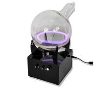Bola de plasma, excitadores para decoración de fiestas, regalo de ciencia, señal de advertencia al aire libre, potencia ajustable, 16 cm de diámetro, bola de cristal de neón para actividades