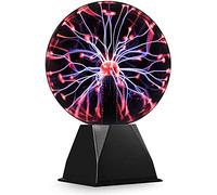 Bola de plasma mágica, lámpara de bola de plasma, bola de luz electrostática sensible al tacto, luces nocturnas para dormitorio, decoración de casa, luces de ambiente, regalos para niños novia-15 cm