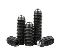 Bola de posicionamiento WaveBall, bola de acero de aleación de grado 12.9, color negro, M2.5, M3, M4, M5, M6, M8, M10, M12, M16, resorte de bola, tapón de bola, émbolo fijo(20mm,M3-5pcs)