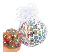 Bola de Prensa de ,Bolas antiestrés de Malla Colorida, Juguetes sensoriales, Bola elástica de Deporte Suave para
