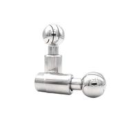 Bola de Pulverización Giratoria Cabezal de limpieza tanque con bola rociadora giratoria acero inoxidable SS304/SS316L 1/2" y 3/4" rosca interna(SS304,1/2")