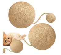 Bola de rascado para gatos, bola de rascado para gatos - juguete versátil para gatos, bola de sisal, juguete de rascar para conejos, tabla de rascar interactiva creativa, juguete para mascotas P