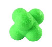 Bola de reacción de goma para la movilidad, bolas hexagonales de reacción para entrenamiento de reflejo de velocidad de coordinación | Herramientas de entrenamiento de pelota para béisbol