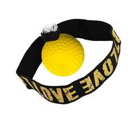 Bola de reflejo de la Diadema de Boxeo - Bola de perforación portátil con banda, velocidad y entrenamiento de reacción | Entrenador reflejo de Boxeo, Bola de coordinación ojo-mano, amplificador de