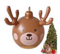 Bola De Reno Inflable De Navidad - Bolas De Navidad Inflables Gigantes, Adornos De Gran Tamaño Del Astillero De Fiesta Para Decoración Al Aire Libre, Decoración Estacional Para La Pista Escolar