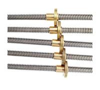 Bola De Rodamiento De Movimiento Lineal 1 Uds T8 tornillo de avance 500mm guía lineal paso helicoidal 2mm tornillos trapezoidales con tuerca(Helical pitch 8mm)