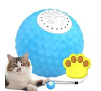 Bola de rodillo de gato inteligente genérica, juguete de bola rodante de gato, juguete teaser gato, 2 modos LED, USB Remote Control Kitten Ball, Sound Bird, IP54 impermeable