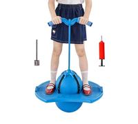 Bola de saltador silencioso con asa, bomba de aire incluida, antideslizante | Globo inflable para, accesorio de ejercicio para niñas y niños, hogar, escuela, jardín, parque,
