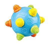 Bola de saltar sensorial, 5,12 x 5,12 x 5,12 pulgadas, bola de baile musical, bola de baile musical para bebé, bola de baile musical fina de motor, bola llena de baches para niñas que se arrastran