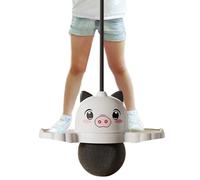 Bola De Salto De Rebote, Juguete De Salto De Altura | Chicas Creativas Saltando Bola Con Mango - Diseño De Forma Animal De Dibujos Animados, Juguetes De Equilibrio Mejorado Para Niños Para Principiant