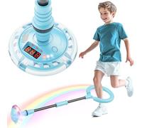 Bola de Salto de Tobillo Juguete Niña 6 7 8 9 10 11 Años Recargable Skip It Luminoso Regalos Niña Juegos Niñas Bola Saltarina Para con Conteo de Vueltas Conteo de Calorías Conteo de Tiempo Azul Claro