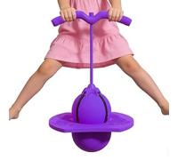 Bola de salto para - Tolva de equilibrio con mango, juguete de ejercicio inflable con bomba, equipo de juego de actividad física, uso de fitness en interiores y exteriores, niños f