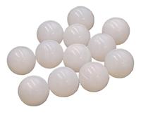 Bola de silicona sólida redonda blanca, diámetro 2/2, 5/3/3, 5/4/5/5, 5/6/6, 5-65mm, bola de silicona de sellado, piezas industriales de bricolaje (Tamaño : 12mm-10pcs)