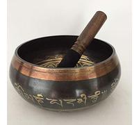 Bola de sonido sintonizada a mano, Cuenco tibetano de Nepal, cuenco tibetano for Yoga budista del Himalaya, Fengshui