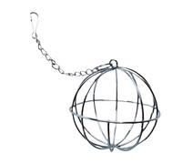 Bola De Soporte De Heno para Conejos - Juguete para Masticar con Esfera De Hierba De Acero Inoxidable, Bola De Conejito con Soporte De Heno | Dispensador De Heno Colgante Durablee, Suministros