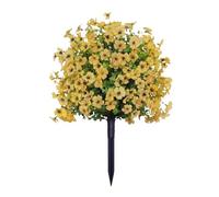 Bola de topiario artificial artificial realista arbustos de primavera con | Arbustos falsos para exteriores, patios, porches, patios, festivales, oficinas, puertas, aniversarios, día del profesor