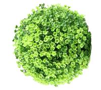 Bola de topiario artificial: planta de imitación realista, verde decorativa, resistente a la intemperie | Decoración de jardines para entradas, balcones y eventos que mejoran la estética natura