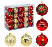 Bola decorativa artística decorativa de Navidad pintada a mano, ideal para casas de vacaciones, decoración de boda, decoraciones coloridas de Navidad