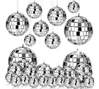 Bola Discoteca 24 Uds. Bola de discoteca con espejo colgante, bola cristal for, decoración for fiesta, for