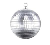 Bola Discoteca Bola de discoteca con espejo 20 cm, decoración navideña brillante for fiestas, cristal reflectante láser, adorno for árbol Navidad, for el hogar