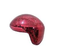 Bola Discoteca Bola de discoteca con espejo, decoración for fiestas, bar, for, parche reflectante vidrio fundido, artesanía, nicho interior, adorno singular(Color 5)